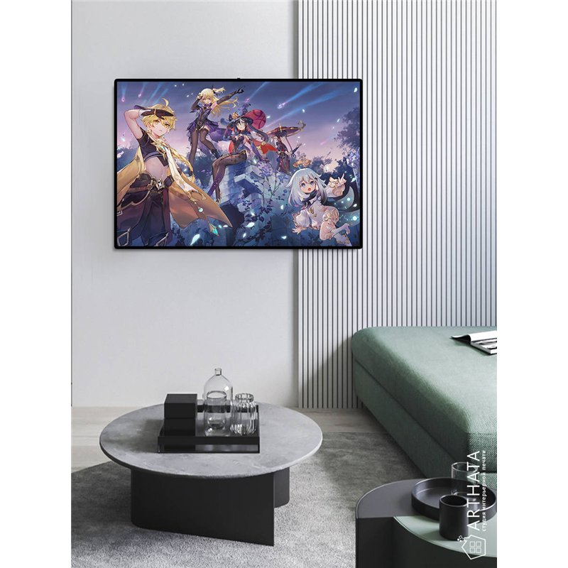 Постер, плакат интерьерный 40x60см - Genshin