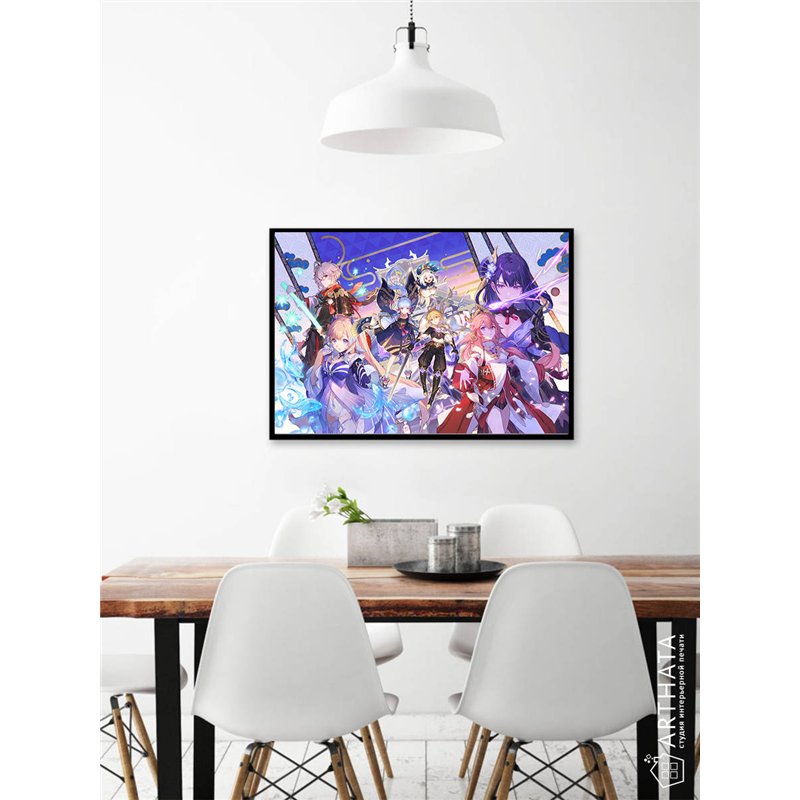 Постер, плакат интерьерный 40x60см - Genshin