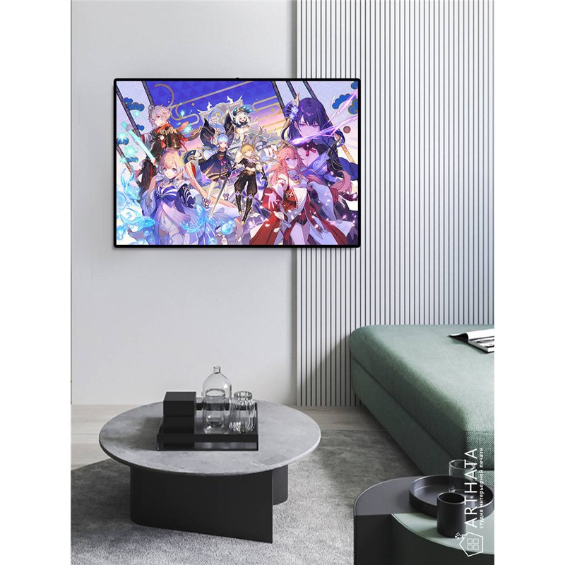 Постер, плакат интерьерный 40x60см - Genshin