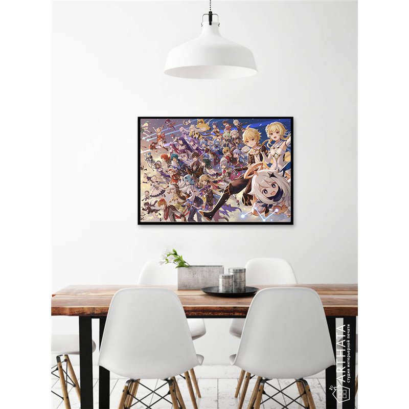 Постер, плакат интерьерный 40x60см - Genshin