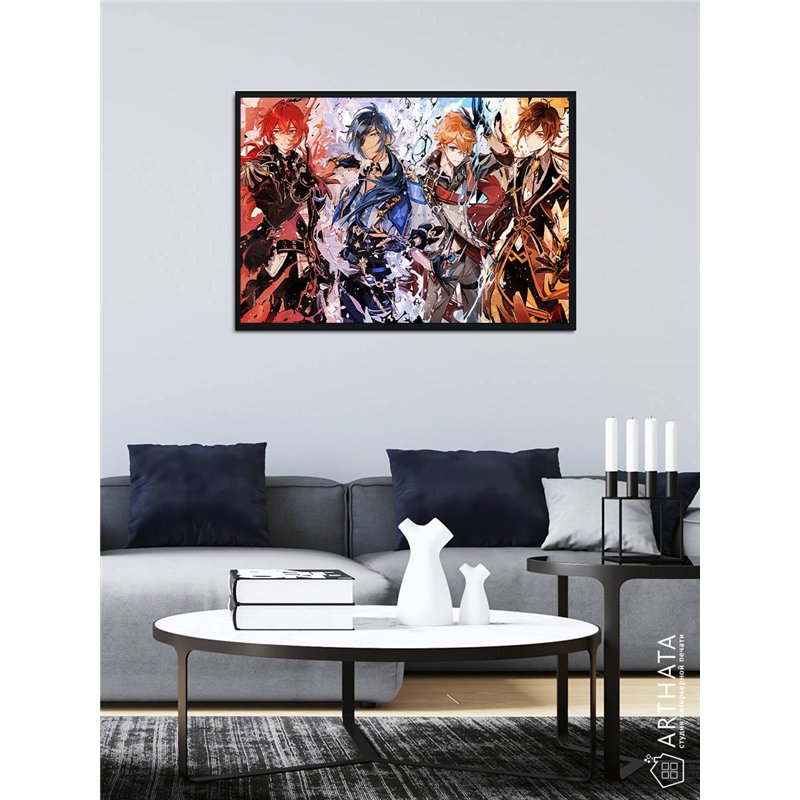 Постер, плакат интерьерный 40x60см - Genshin