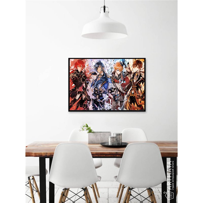 Постер, плакат интерьерный 40x60см - Genshin