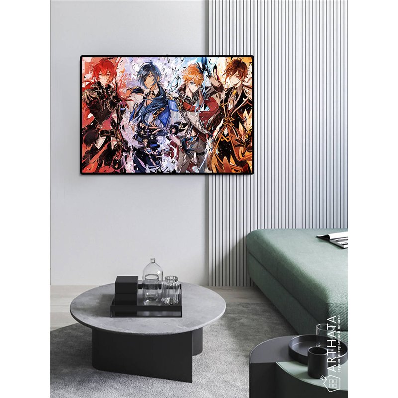 Постер, плакат интерьерный 40x60см - Genshin