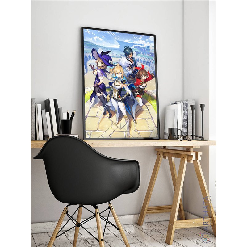 Постер, плакат интерьерный 40x60см - Genshin