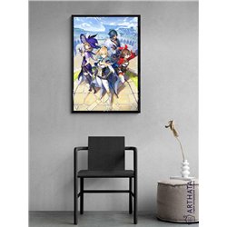 Постер, плакат интерьерный 40x60см - Genshin
