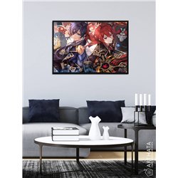 Постер, плакат интерьерный 40x60см - Genshin