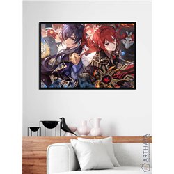 Постер, плакат интерьерный 40x60см - Genshin