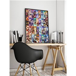 Постер, плакат интерьерный 40x60см - Genshin