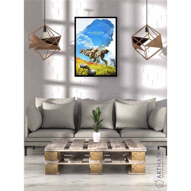 Постер, плакат интерьерный 40x60см - Horizon Zero Dawn