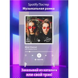 Blind Channel- Left Outside Alone - постер Spotify
