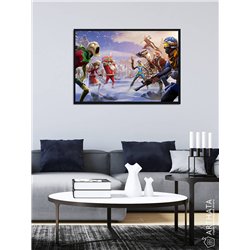 Постер, плакат интерьерный 40x60см - Fortnite