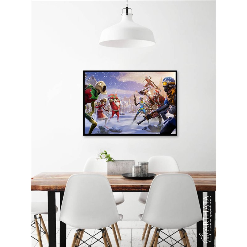 Постер, плакат интерьерный 40x60см - Fortnite