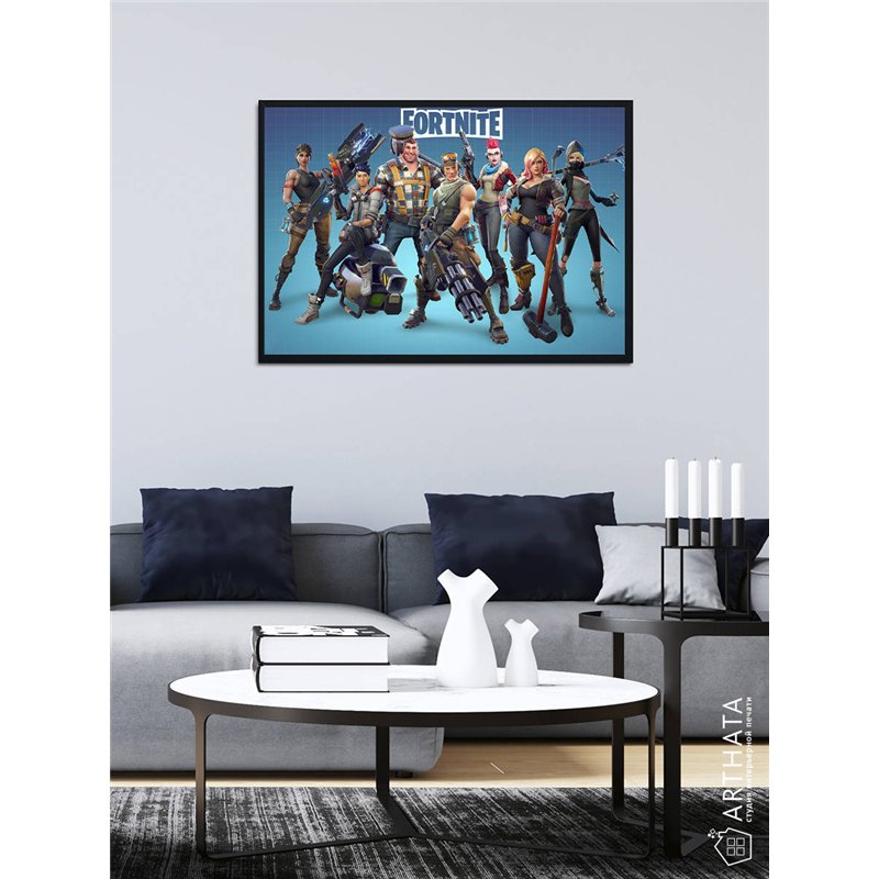 Постер, плакат интерьерный 40x60см - Fortnite