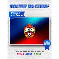 Постер, плакат интерьерный 40x60см - CSKA
