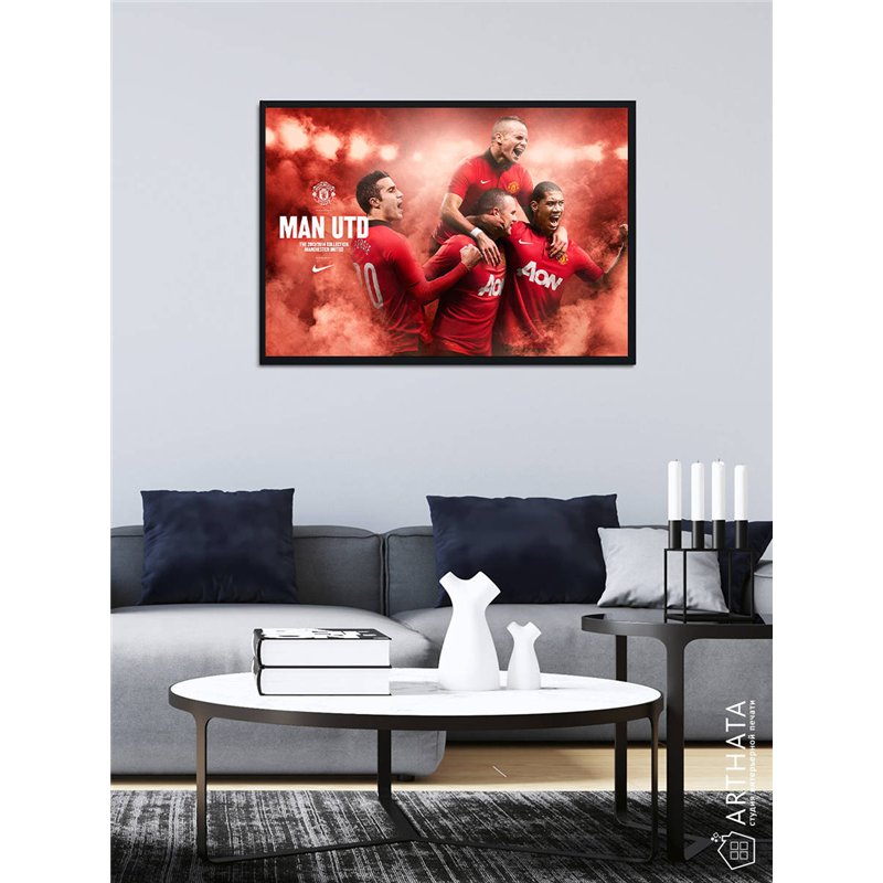 Постер, плакат интерьерный 40x60см - Manchester United