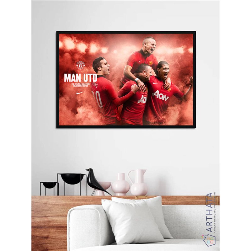 Постер, плакат интерьерный 40x60см - Manchester United