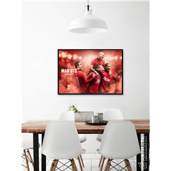 Постер, плакат интерьерный 40x60см - Manchester United