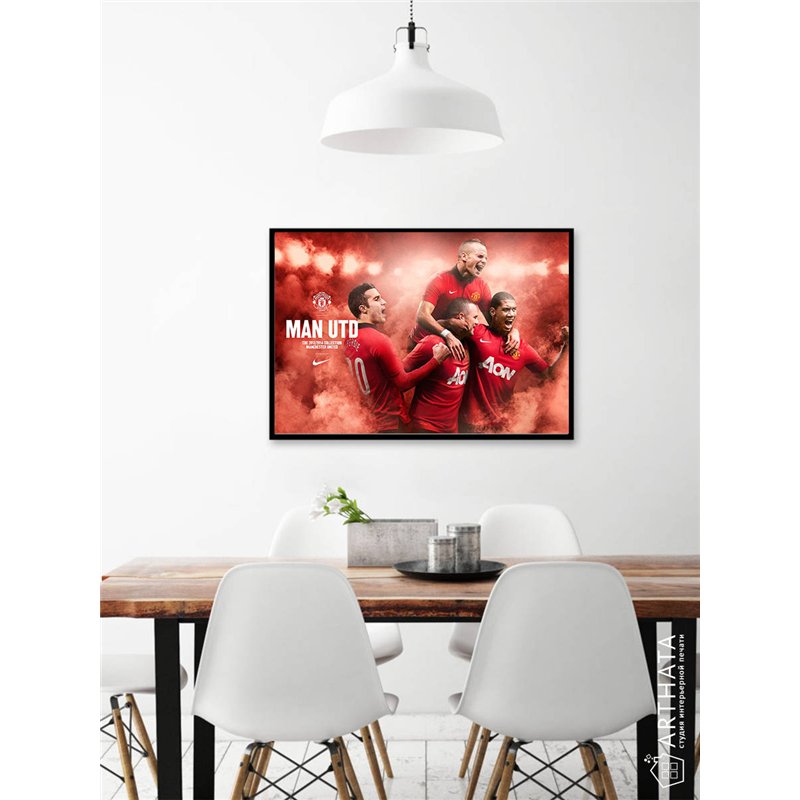 Постер, плакат интерьерный 40x60см - Manchester United