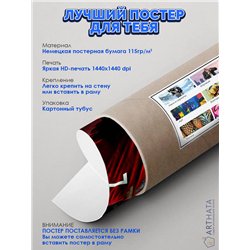 Постер, плакат интерьерный 40x60см - Cristiano Ronaldo