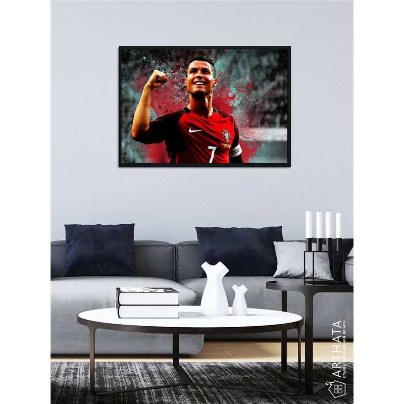 Постер, плакат интерьерный 40x60см - Cristiano Ronaldo