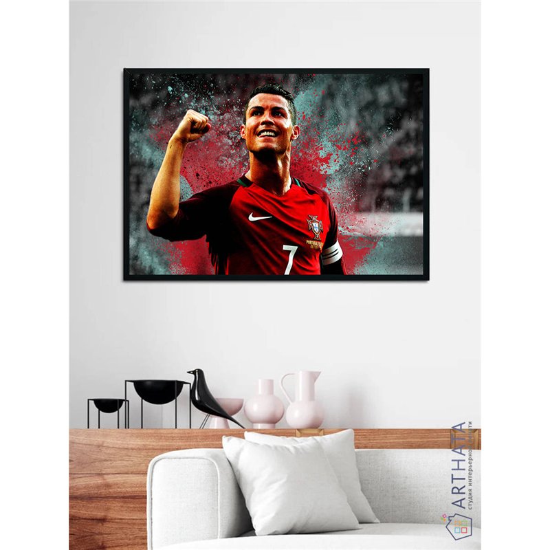 Постер, плакат интерьерный 40x60см - Cristiano Ronaldo