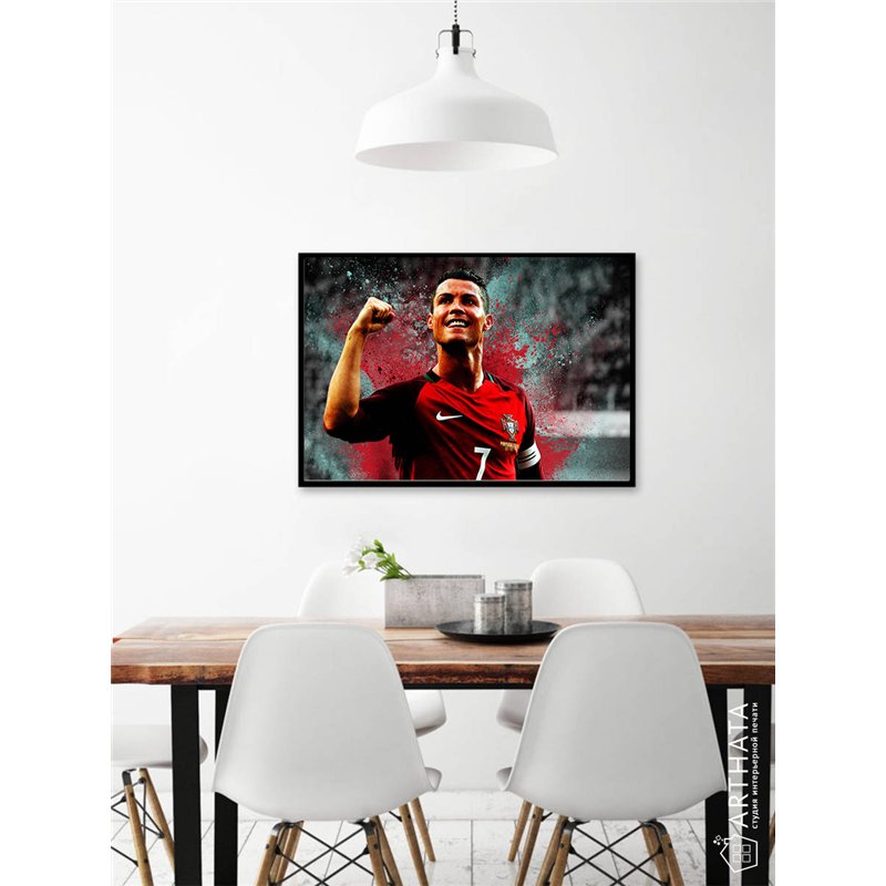 Постер, плакат интерьерный 40x60см - Cristiano Ronaldo