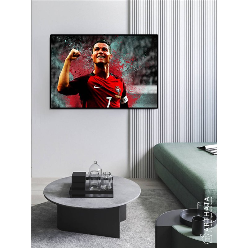 Постер, плакат интерьерный 40x60см - Cristiano Ronaldo