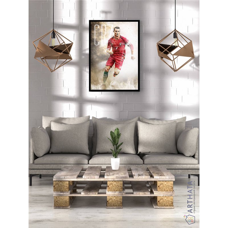 Постер, плакат интерьерный 40x60см - Cristiano Ronaldo