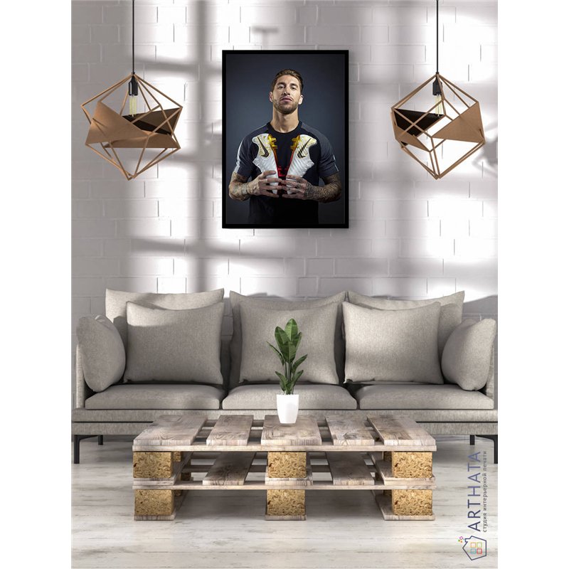 Постер, плакат интерьерный 40x60см - Sergio Ramos