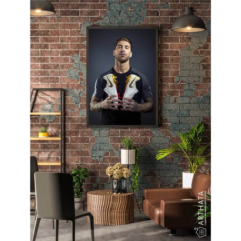 Постер, плакат интерьерный 40x60см - Sergio Ramos