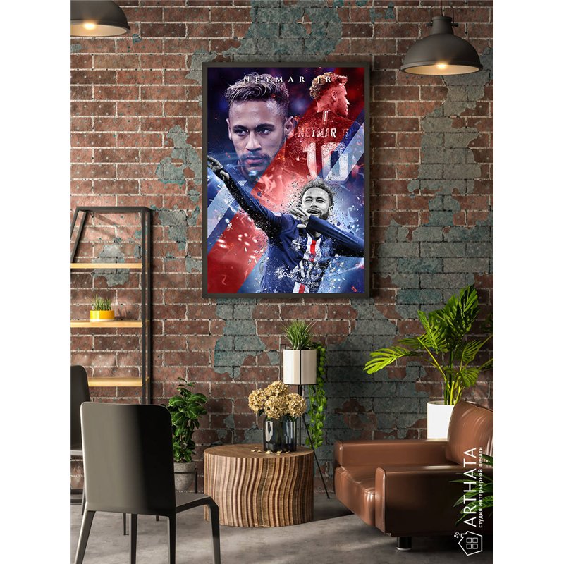 Постер, плакат интерьерный 40x60см - Neymar