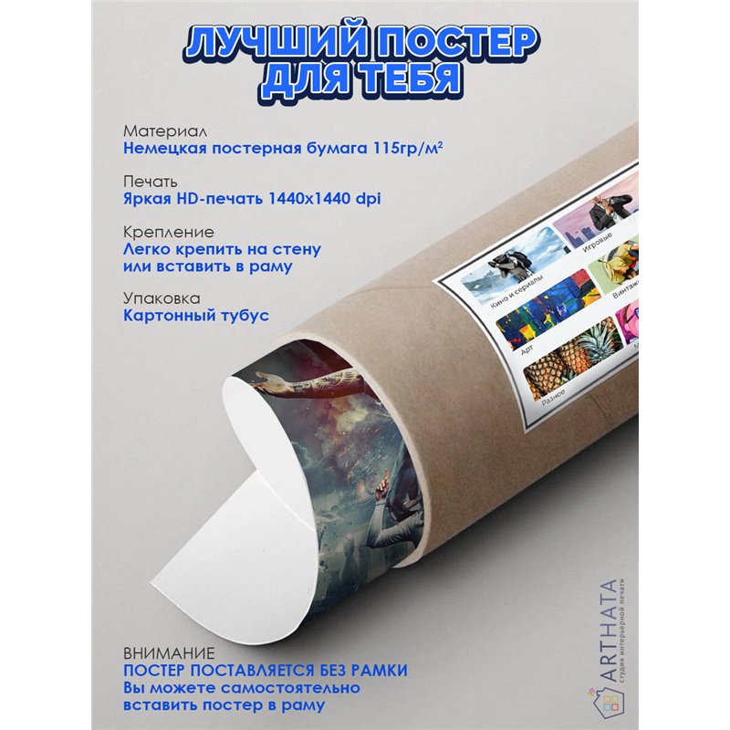 Постер, плакат интерьерный 40x60см - Real Madrid