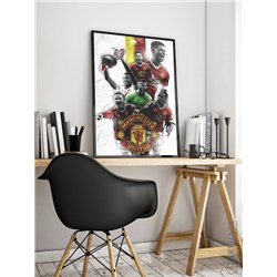Постер, плакат интерьерный 40x60см - Manchester United