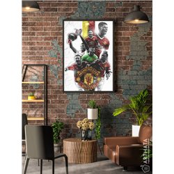 Постер, плакат интерьерный 40x60см - Manchester United