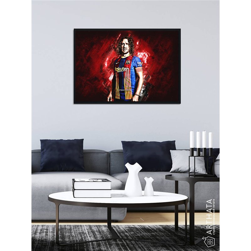 Постер, плакат интерьерный 40x60см - Carles Puyol