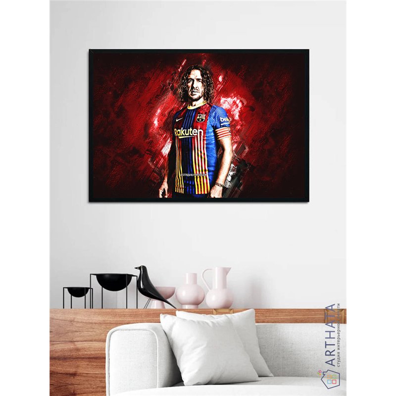 Постер, плакат интерьерный 40x60см - Carles Puyol