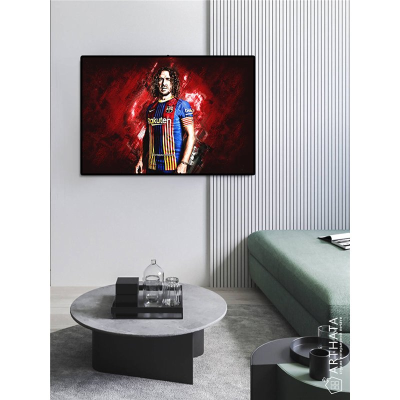 Постер, плакат интерьерный 40x60см - Carles Puyol