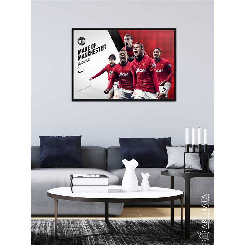 Постер, плакат интерьерный 40x60см - Manchester United