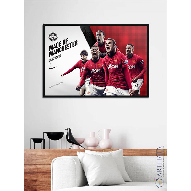 Постер, плакат интерьерный 40x60см - Manchester United