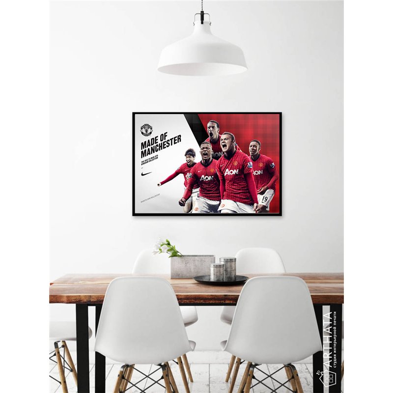 Постер, плакат интерьерный 40x60см - Manchester United