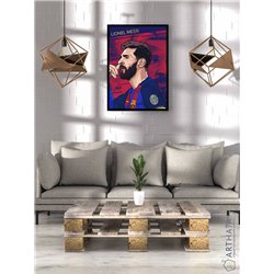 Постер, плакат интерьерный 40x60см - Lionel Messi
