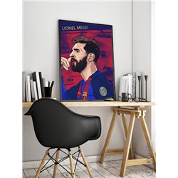 Постер, плакат интерьерный 40x60см - Lionel Messi