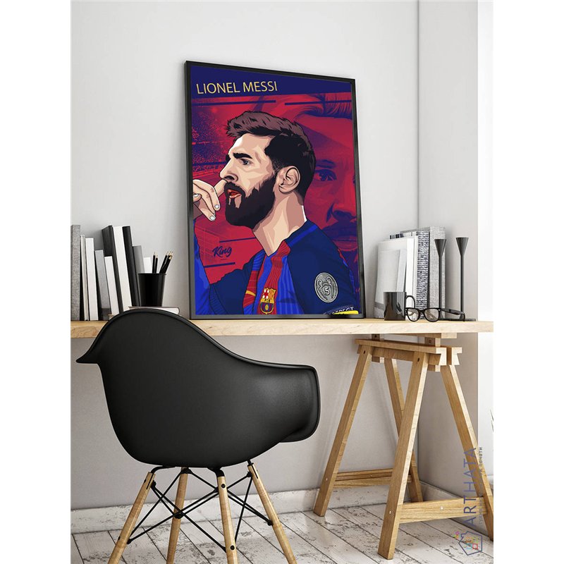 Постер, плакат интерьерный 40x60см - Lionel Messi