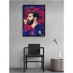 Постер, плакат интерьерный 40x60см - Lionel Messi