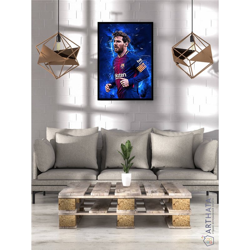 Постер, плакат интерьерный 40x60см - Lionel Messi
