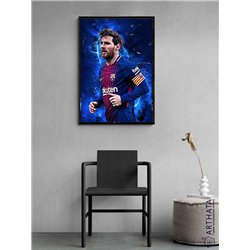 Постер, плакат интерьерный 40x60см - Lionel Messi
