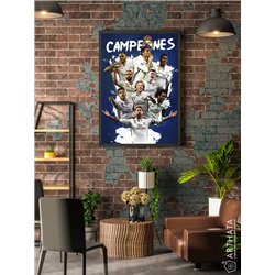 Постер, плакат интерьерный 40x60см - Real Madrid