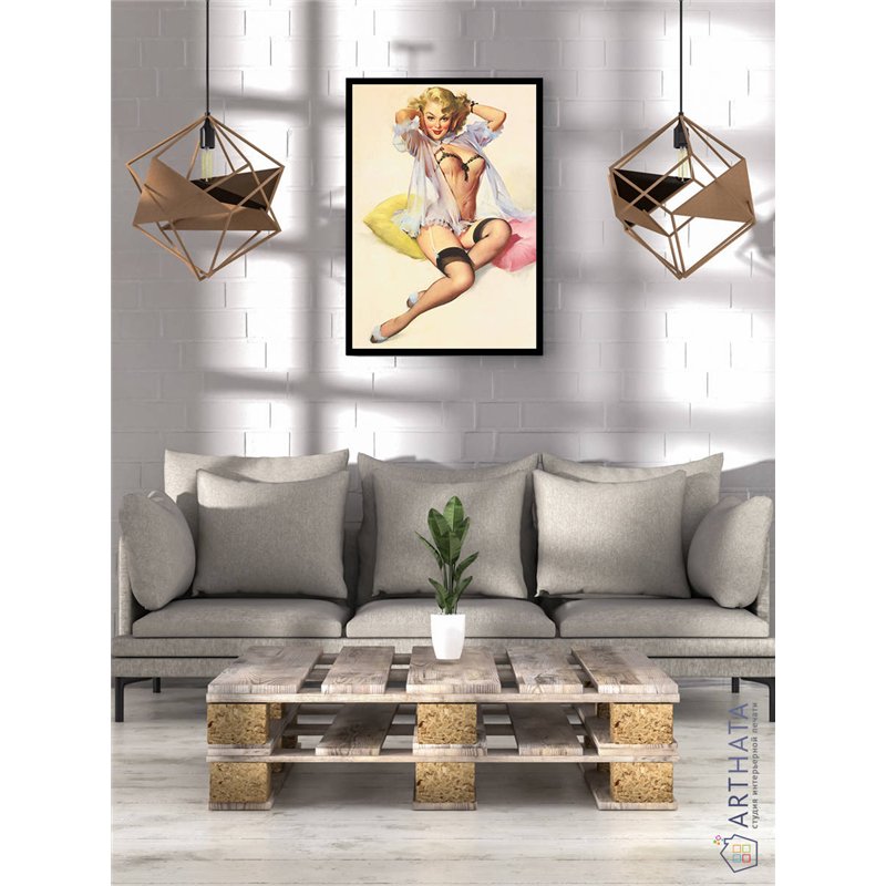 Постер, плакат интерьерный 40x60см - Pin-up Girl