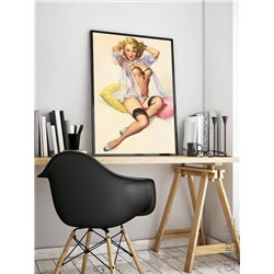 Постер, плакат интерьерный 40x60см - Pin-up Girl