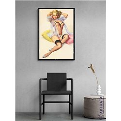 Постер, плакат интерьерный 40x60см - Pin-up Girl